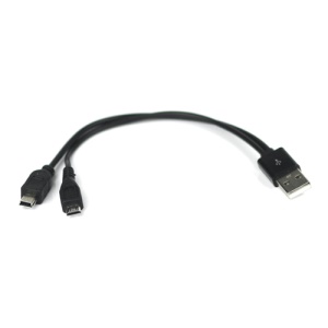 2 in 1 Micro Mini USB Charging Cable for Mobile Phones