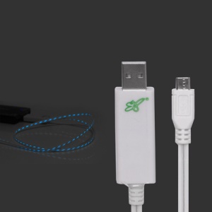Flashing Micro USB Sync Data Charging Cable for Samsung HTC Sony and etc