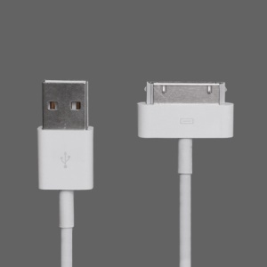 USB Data Sync Charger Cable for The New iPad iPhone 4S 4 3GS 3G, Length: 1M