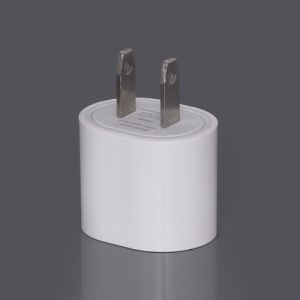 Oval USB Charger Adapter for iPhone 5 4S 4 3GS 3G iPod Series 1A - US Plug