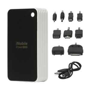 8800mAh iMobile Power Bank for iPhone iPad iPod Samsung HTC BlackBerry LG Nokia GPS etc