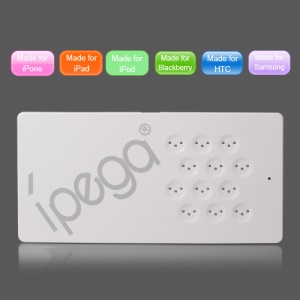 iPega Magnetic Induction Charger for iPhone iPad iPod HTC Samsung LG Motorola BlackBerry - White