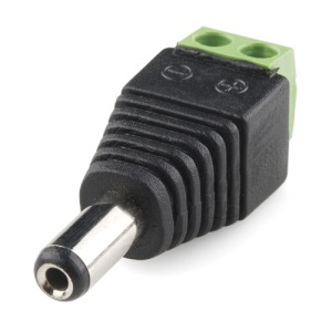 5.5 x 2.1mm CCTV DC Power Male Jack Connector