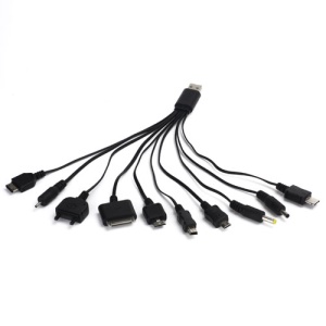 10 in 1 Universal Multi USB Charger Cable for iPhone iPod Samsung HTC LG Nokia PSP
