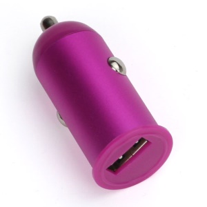 1A USB Rapid Fast Travel Battery Car Charger Adapter for iPhone 5 / iPod Touch 5 / Nano 7 - Rose