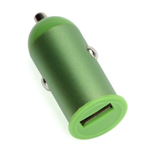 1A USB Rapid Fast Travel Battery Car Charger Adapter for iPhone 5 / iPod Touch 5 / Nano 7 - Green