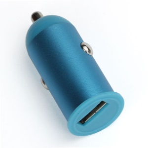 1A USB Rapid Fast Travel Battery Car Charger Adapter for iPhone 5 / iPod Touch 5 / Nano 7 - Blue