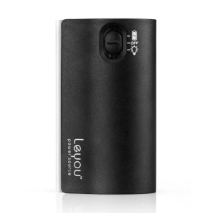 5200mAh Leyou LY-680 Portable Power Bank External Battery Charger for iPhone iPod Samsung HTC LG - Black