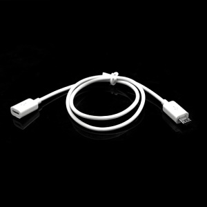 0.5m Micro USB B Male to Female Extender Extension Cable Cord