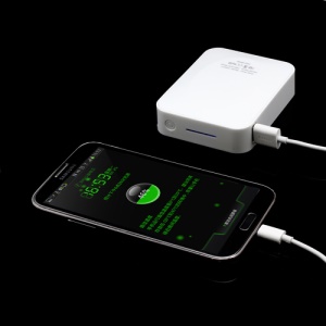 Yoobao 10400mAh Portable Power Bank External Battery Charger for iPhone iPod Samsung HTC LG - White