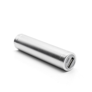 1600mAh Lipstick Power Bank External Battery Charger for iPhone iPod Samsung HTC LG Sony - Silver
