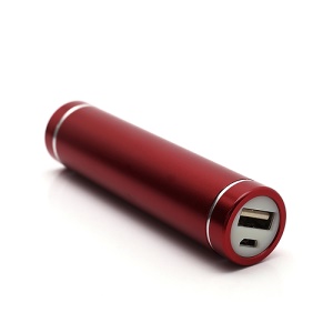 1600mAh Lipstick Power Bank External Battery Charger for iPhone iPod Samsung HTC LG Sony - Red