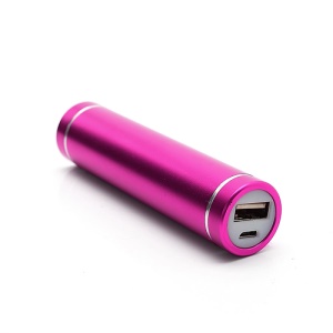 1600mAh Lipstick Power Bank External Battery Charger for iPhone iPod Samsung HTC LG Sony - Rose