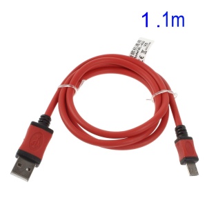 Micro USB Data Sync Charger Cable for Samsung i9300 N7100 HTC Motorola LG Etc Smartphones - Red