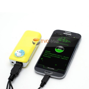 5600mAh External Battery Backup Power Bank Charger for iPhone iPod Samsung HTC LG Sony - Yellow