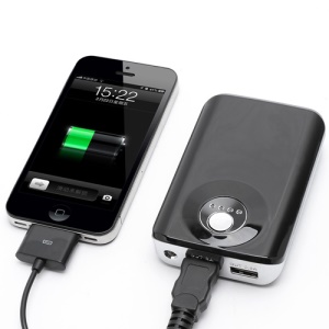 8000mAh External Backup Battery Power Bank with Two USB Outputs for iPhone iPad Samsung HTC LG