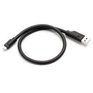 Flexible Metal MicroUSB Data Sync Charging Cable w/ Stand Mount for Samsung HTC Sony Nokia LG BlackBerry Huawei etc