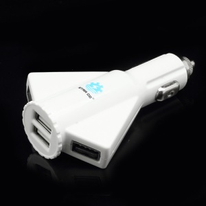 Star Go Rocket Shaped 4-Port USB Car Charger Adapter for iPhone iPad iPod Samsung HTC Sony Nokia LG etc (ST-06)