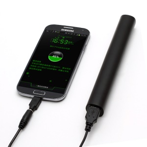 5600mAh Celltu Dual USB Port Stick Power Bank for Samsung HTC LG Sony Nokia etc - Black