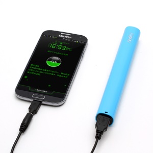 5600mAh Celltu Dual USB Port Stick Power Bank for Samsung HTC LG Sony Nokia etc - Blue