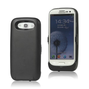 3500mAh External Battery Charger Case for Samsung Galaxy S 3 / III I9300 I747 L710 T999 I535 R530 - Black