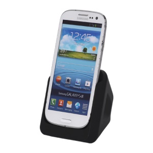 TV Pattern Multiple Function Cradle Dock Charger for Samsung Galaxy S 3 / III I9300