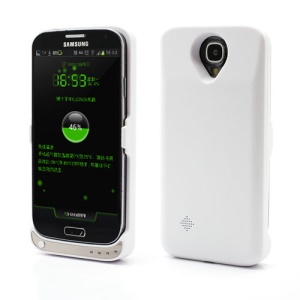 3600mAh External Battery Charger Case for Samsung Galaxy S4 i9500 - White