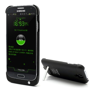 3200mAh External Backup Battery Charger Power Bank Case w/ Stand for Samsung Galaxy S IV i9500