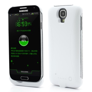 3300mAh Battery Backup Power Bank Supply Case for Samsung Galaxy S IV S4 i9500 i9502 i9505 - White