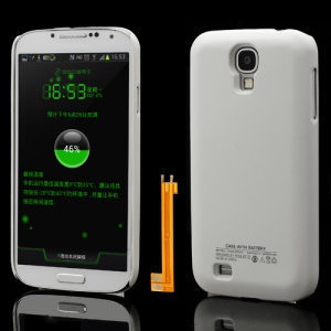 Keva Backup Battery Cover Housing for Samsung Galaxy S IV S4 i9500 i9502 i9505 2400mAh - White