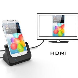 Desktop Cradle Docking Station with HDMI Out Port for Samsung Galaxy S4 i9500