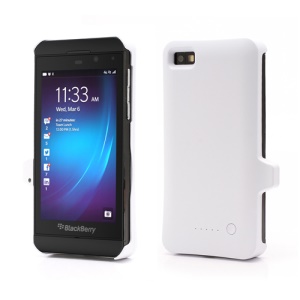 3300mAh External Battery Charger Case for BlackBerry Z10 - White