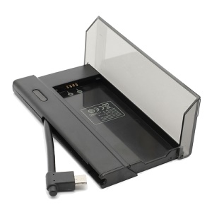 Portable Mini Battery Charger Bundle with Bulit-in Micro USB Cable for BlackBerry Z10 BB 10 - Black