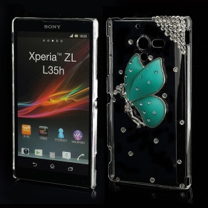 Butterfly Fairy Crystal Diamond Case Cover for Sony Xperia ZL C6503 C6502 C6506 L35h