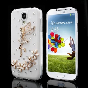 Beautiful Angel Rhinestone Case Cover for Samsung Galaxy S IV S4 i9500 i9505