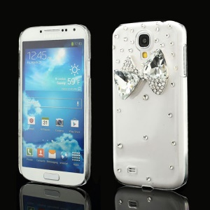Crystal Bowknot Diamond Case for Samsung Galaxy S IV 4 i9500 i9505