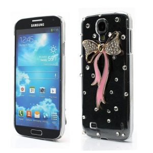 Bling Bling Pink Bowknot Diamond Case for Samsung Galaxy S4 i9500 i9505