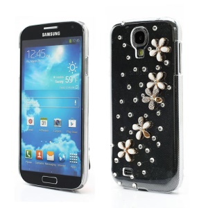Daisy Flower Crystal Rhinestone Case for Samsung Galaxy S4 i9500 i9505