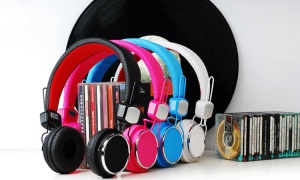 Wallytech WTE-523 On-Ear Headphone Headset for iPhone Samsung HTC BlackBerry