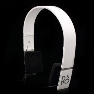 Bang &amp; Olufsen Form 2 Design 3.5mm Jack Overhead Headphone for iPhone iPod iPad Samsung Smartphone etc - White