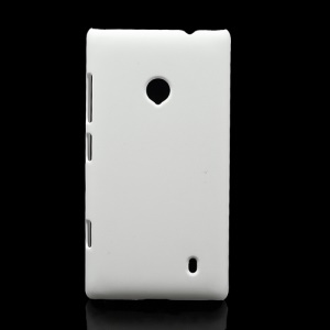 Rubberized Protective Hard Case Cover for Nokia Lumia 520 - White