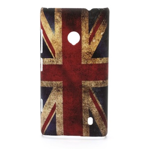 Vintage Union Jack Flag Hard Case Accessories for Nokia Lumia 520