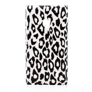 Stylish Leopard Hard Plastic Case Cover for Nokia Lumia 520