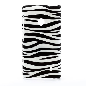 Zebra Skin Plastic Cover Case Accessories for Nokia Lumia 520