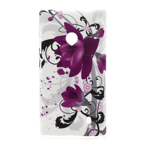 Lotus Flower Plastic Cover Case for Nokia Lumia 520