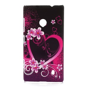 Heart Flower Plastic Case Accessories for Nokia Lumia 520