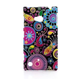 Mixed Patterns Painting Plastic Case Shell for Nokia Lumia 720