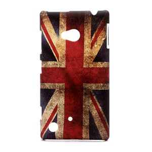 Retro Union Jack UK Flag Hard Case Shell for Nokia Lumia 720
