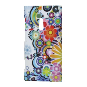 Nokia Lumia 800 Sea Ray Colorful Flower Hard Plastic Cover