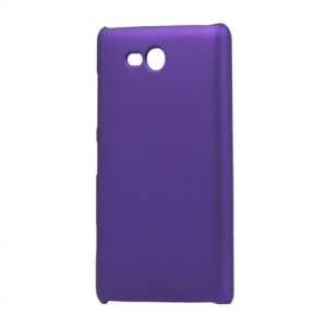 Rubberized Hard Case Cover for Nokia Lumia 820 - Purple